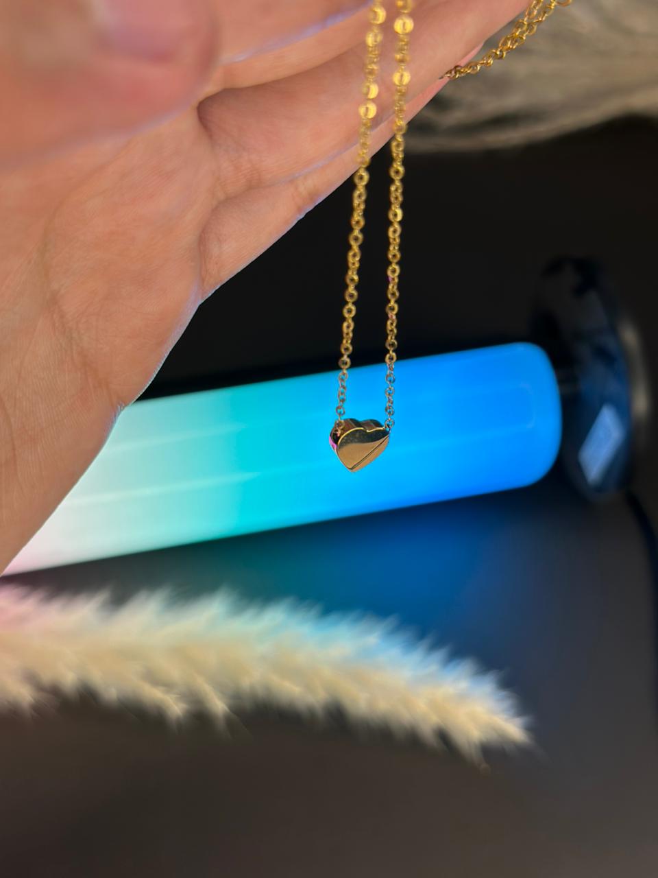 Minimalist Gold Heart Necklace